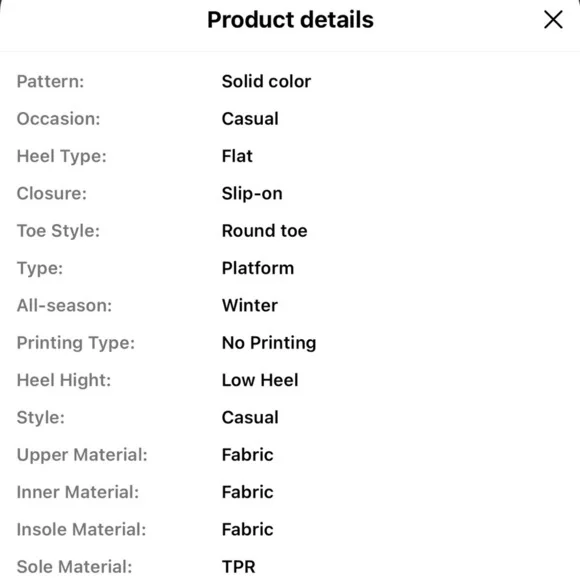 FAUX FUR LINED PLUSH BOOTIES IN LIGHT GRAY - BRAND NEW - Picture 4 of 4